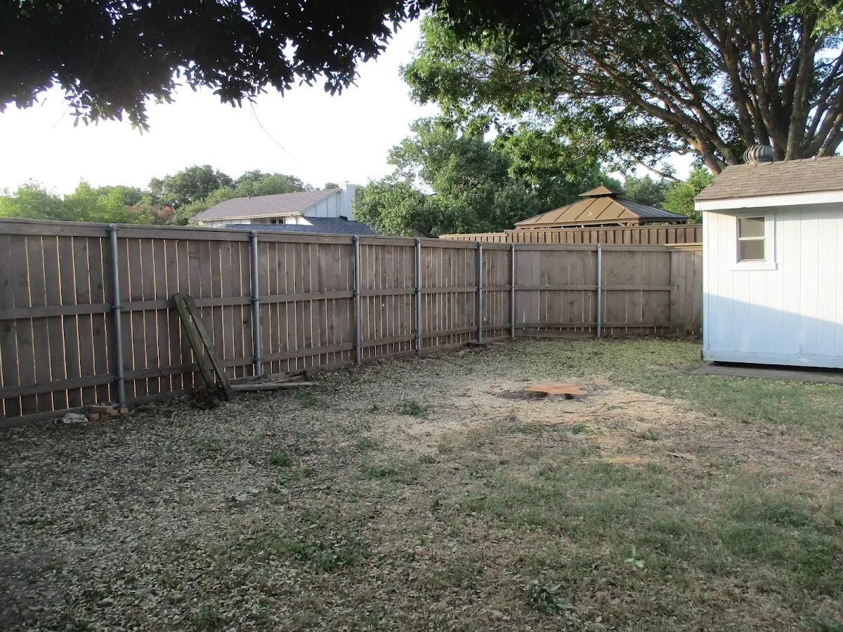 Cleared yard after professional tree removal in Maringouin